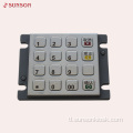 Metalic Encryption PIN pad para sa Payment Kiosk